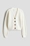 Rib-knit cardigan