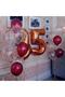 Burgundy Color Balloon 10 Pieces (Pack of 10) - 4