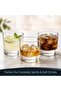 Double Old Fashioned Short Tumbler Glass Set 300ml Clear 3 Pieces TU2101 - 3