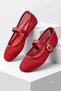 Women's Mesh Mary Jane Ballerina Shoes with Buckle, Breathable, Lightweight, Casual Summer Flat Shoes - 6