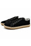 Black Linen Cloth Shoes Straw Weave Sole Sneaker Summer Daily Casual - 4