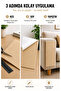 Felt Cat Sofa Scratch Protector 40X50Cm Beige Adhesive Furniture Anti-Scratch Protection Carpet - 5