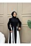 Black and White Princess Vera Dress - 6