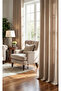 Milano Linen Cornice Backdrop Curtain Extrafoam Gathered Non-Pleated Single Wing Living Room Bedroom Curtain - 3