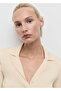 Cardigan with Rubber Braid on the Collar - 6