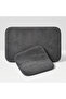 Casilda Embossed Flat 2-Piece Bathroom Set 60X100 50X60 cm - Anthracite - 5