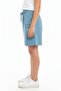 Girl's Printed Basic Shorts with Elastic Waist - Pocket Detail - 2