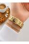 Steel Cord 30 Mt Water Resistant Special Design Women Wrist Watch + Bracelet Vs.Blkt.0850 - 4