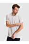 Gray Slim Fit Knitted Textured Buttoned Polo Collar T-Shirt 50310171-Vr024 - 3