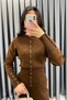Noa Noa Snap Fastener Knitwear Set - Brown Brown - 8