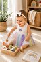 Rainbow Patterned Tulle Dress Top with Ribbed Sleeveless Summer Bottom with Snap Fastener Bodysuit for Girls - 4