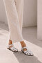White Genuine Leather Women's Strappy Cage Sandals - 4