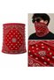 Bandana Black Ethnic Bandana Face Mask and Neck Gaiter and Multi-Purpose Neck Gaiter for Daily and Motorcycle Use Uv Protection
