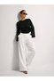 Viscose Cotton Lycra Natural Blouse\T-Shirt\Top Suitable for Hijab Wear with Waist Fit - 3