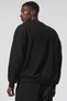 Black Color Oversize Fit Men's Basic Sweatshirt - 3