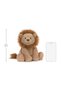 Cute Lion Plush Toy Soft Stuffed Animal – Adorable Cuddly Lion Doll for Kids, Baby & Home Décor - 4