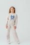 5-9 Years Butterfly Magic Girl's Suit-Latte - 7