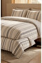 Double Duvet Cover Set with Elastic Sheet - Cream - 4