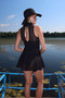 Sofia Beachwear Black Mini Beach Dress - 6