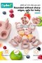 Silicone Baby Popsicle Molds with Sticks, Mini Ice Molds for Babies, Breastmilk Popsicle Molds for Teething Relief, 6-Cavity Frozen Food Feeder Tray for Toddlers, Reusable Popsicle Maker for Feeding S - 3