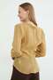 Transparent Shirt with Draped Sides - 7