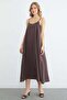Basic Maxi Dress with Rope Straps - 3