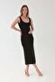 Basic Thick Strap Modal Dress - 5