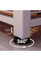 120cm Kitchen Island Cart with Storage Shelves & Wire Baskets – Rolling Kitchen Organizer Rack - 6