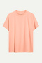 Pink Men's Regular Basic T-Shirt - 100% Cotton |   (Regular - Canyon)