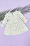 100% Cotton Floral Lace Girls' Dress - 4