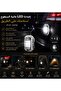 ضوء تحذير LED RGB مقاوم للماء مع زر بالأشعة تحت الحمراء، ضوء طوارئ ساطع للسيارات والاستخدام الخارجي والطوارئ