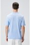 Mavi Baskılı T-shirt - 5
