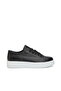 Siyah Kadın Deri Sneaker - 2