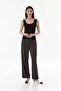 Wrapped Fabric Lace Strap Bodysuit - 2