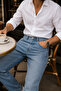 Men's High Waist Mom Jean Skinny Leg Lycra Pants C333-Light Blue - 5