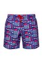 Crab Men's Swim Short with Three Pockets, Mesh Inside, Elastic and Laced Waist - 8