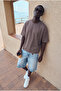 Men's Comfortable Fit Basic Brown Short Sleeve T-Shirt - 2