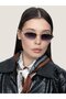 Unisex Oval Sunglasses Gold Color Frame Gradient Glass Uv Protection Noble C2 - 2