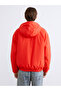 Xside Orange Standard Fit Hooded Men's Coat - 5