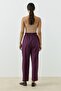 Else Poplin Trousers Plum