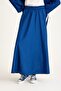 Blue Linen Skirt - 4