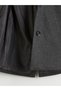 Two Mt Shop Quality Lcw Kids Anthracite Hooded Girls' Cashmere Coat - 3