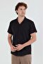 Basic Crepe Fabric Buttoned Shirt