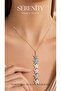 Sequential Color Flower Figure Steel Necklace - 2