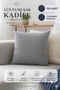 Gray Luxury Soft Textured Velvet Living Room Throw Pillow Cover