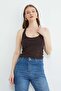 Halter Neck Covered Blouse - 4