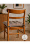 Premium Pofidik Single Chair Cushion 40X40Cm Special Stitched Puntolu Laced Comfortable Sitting Cushion - 4