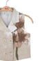 Nk Girl's Floral Patterned Linen Vest 8-14 Years Ecru - 3