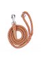 Brown Dog Walking Leash Dog Walking Strap Natural Cotton Rope Rope