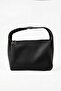 Studded Double Zipper Faux Leather Handbag